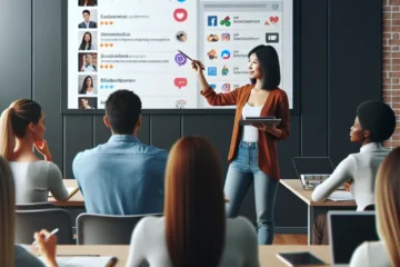 "Tips dan trik Instagram Stories dengan ilustrasi menarik yang menggambarkan strategi efektif untuk meningkatkan jangkauan pengguna di media sosial."