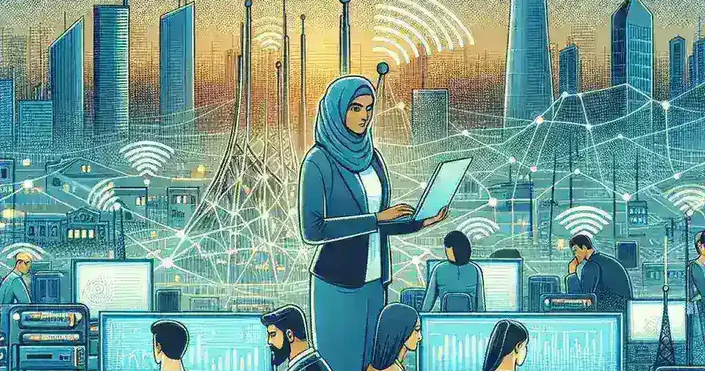 Alt text: "Startup Cilegon launches Broadspectrum WiMax service for suburban areas, featuring advanced connectivity solutions to enhance internet access in local communities."