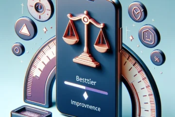 "Indosat IM3 updates app interface showcasing improved balance management features for enhanced user experience."