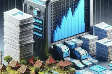 "Visualisasi data analisis machine learning dan supercomputing dalam memprediksi inflasi di Indonesia dengan grafik dan diagram interaktif."
