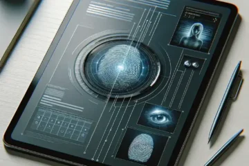 "Samsung Enterprise Tablet with Biometric Security Features, Showcasing Advanced Technology for Enhanced Data Protection"